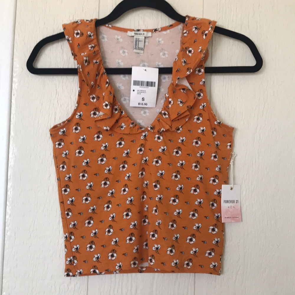 Mustard Crop Top